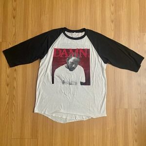Travis Scott Kendrick Lamar DRAM The Damn Tour Long Sleeve Shirt Large
